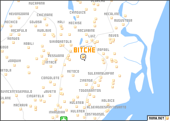 map of Bitche