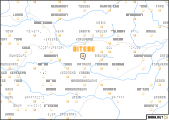map of Bitebe