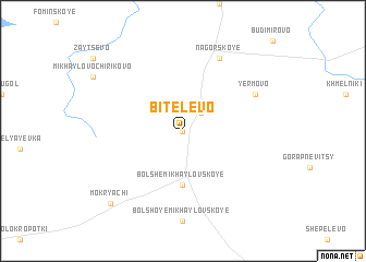 map of Bitelëvo