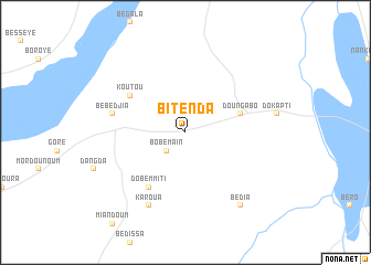 map of Bitenda