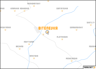 map of Bitenevka