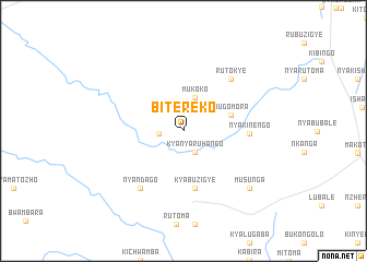 map of Bitereko