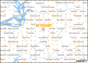 map of Biteswar