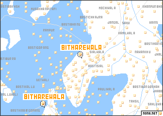 map of Bithārewāla