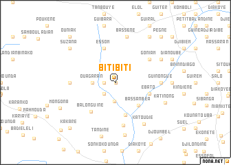 map of Bitibiti