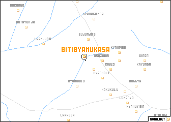 map of Bitibyamukasa
