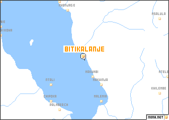 map of Biti Kalanje