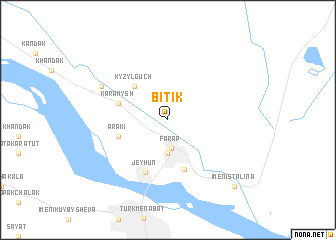 map of Bitik