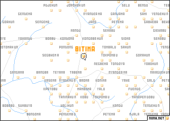 map of Bitima