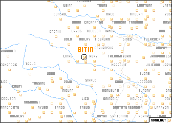 map of Bitin