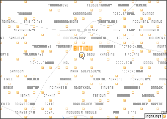 map of Bitiou