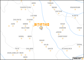 map of Bītirtiko