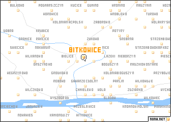 map of Bitkowice