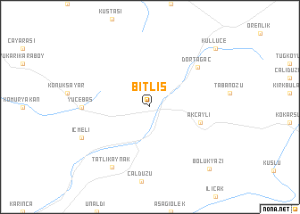 map of Bitlis