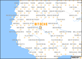 map of Bitoche