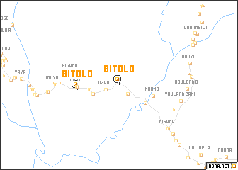 map of Bitolo