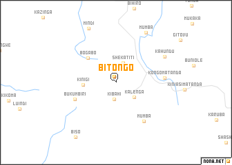 map of Bitongo