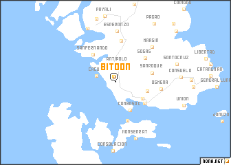 map of Bito-on