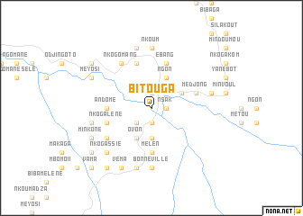 map of Bitouga