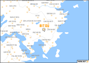 map of Bitou