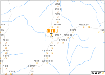 map of Bitou