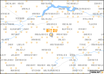 map of Bítov