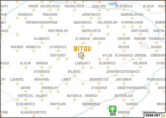 map of Bítov