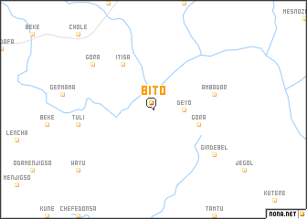 map of Bīto