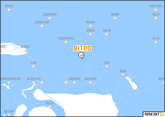 map of Bitro