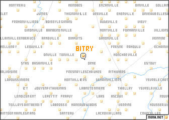 map of Bitry