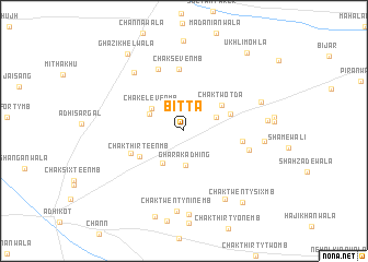 map of Bitta