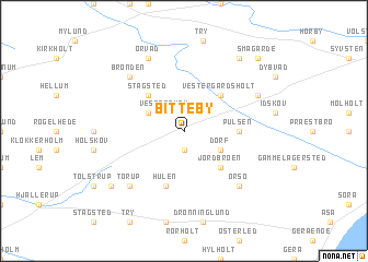 map of Bitteby