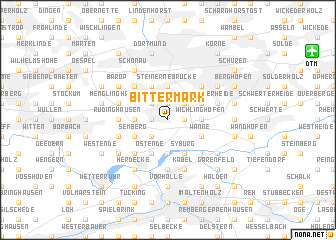 map of Bittermark