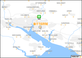 map of Bitterne