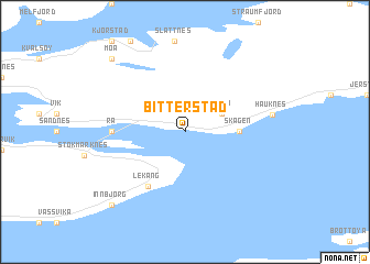 map of Bitterstad