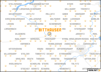 map of Bitthäuser