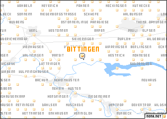 map of Bittingen