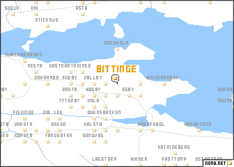 map of Bittinge
