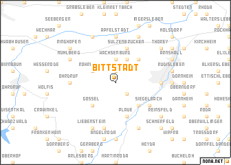 map of Bittstädt