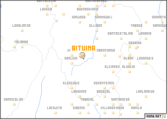 map of Bituima