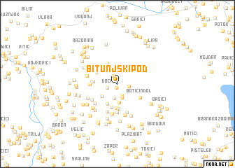 map of Bitunjski Pod