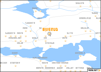 map of Biverud