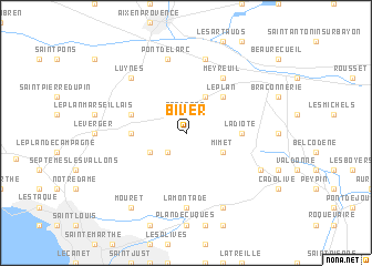 map of Biver