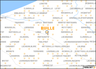 map of Biville