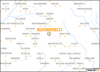 map of Bivio Bonacci