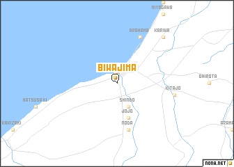 map of Biwajima