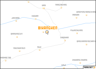 map of Biwangwen