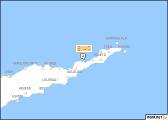 map of Biwa