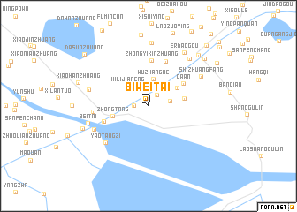 map of Biweitai