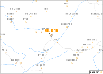 map of Biwong